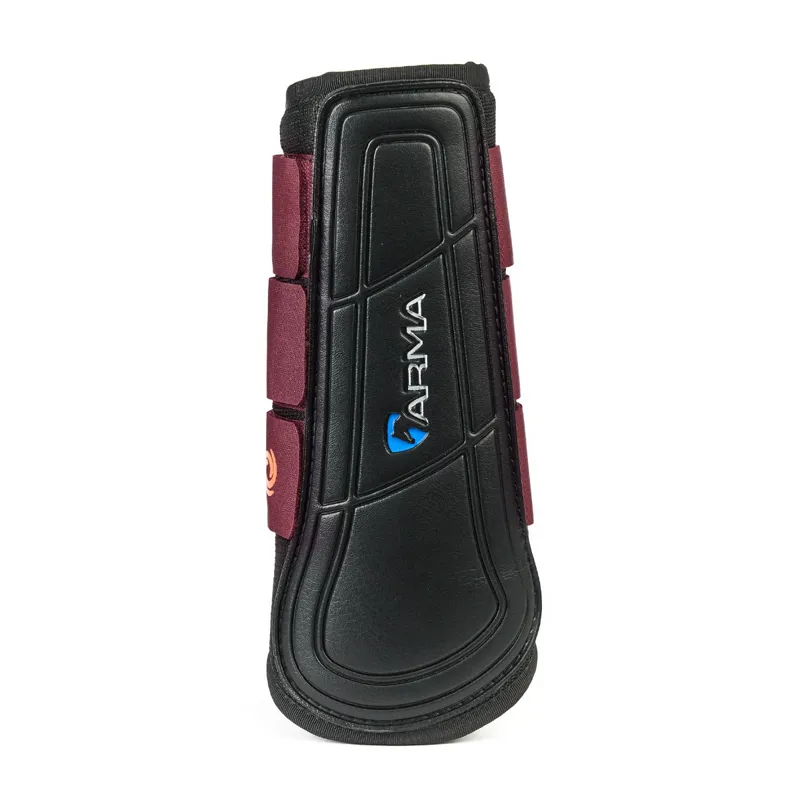 Shires ARMA NX-AIR Brushing Boots - Black Cherry-2