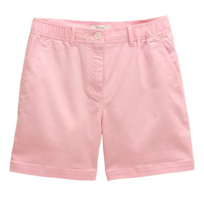Joules Ladies Chino Shorts - Pink - Ladies UK 14