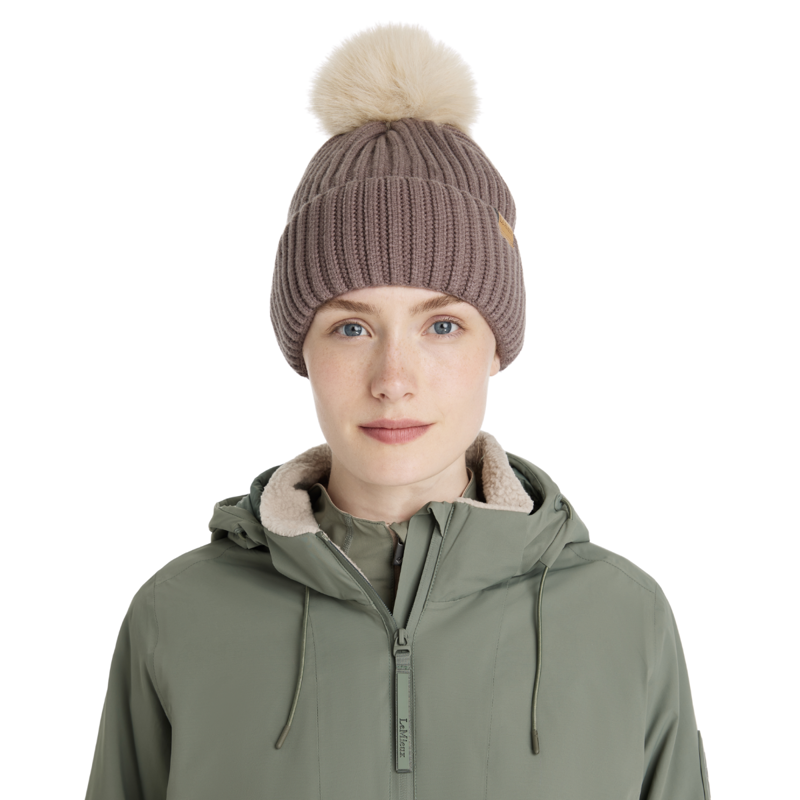 LeMieux Clara Rib Beanie - Walnut-1