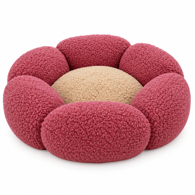 Rosewood Cosy Flower Cat Bed