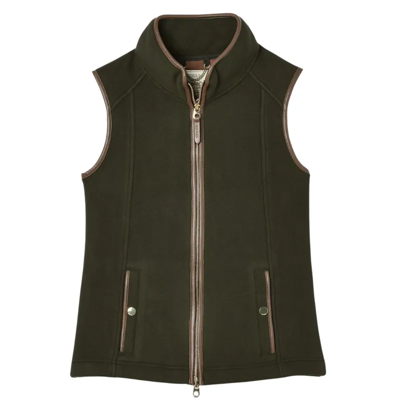 Joules Ladies Fairbourne Fleece Gilet - Khaki