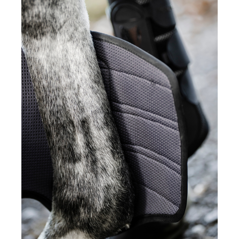 Horseware Pro Bamboo Brushing Boots - Black/Black-5