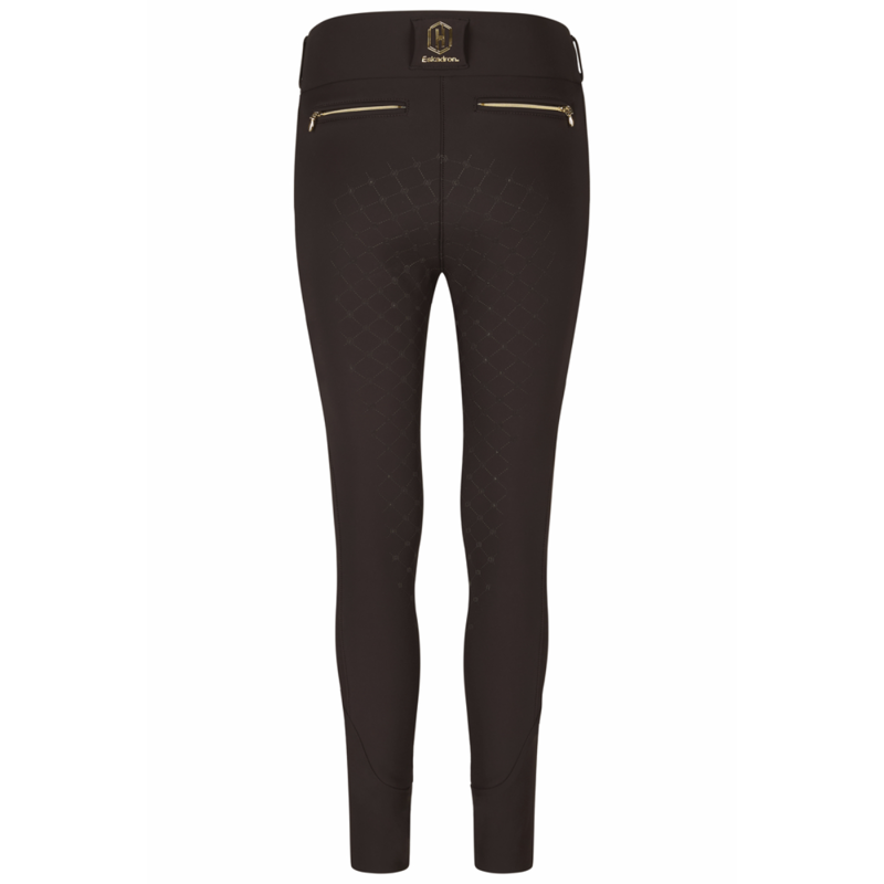 Eskadron Pro Full Grip Riding Tights Fanatics AW25 - Black Truffle-1