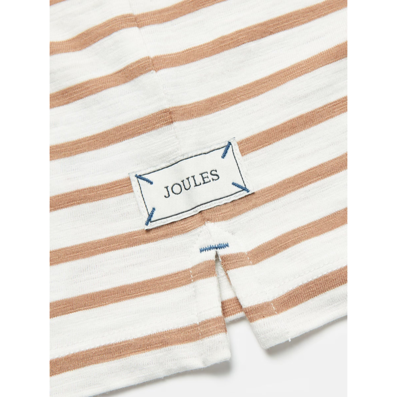 Joules Boys' Jack Stripe Artwork Top - Cream-5