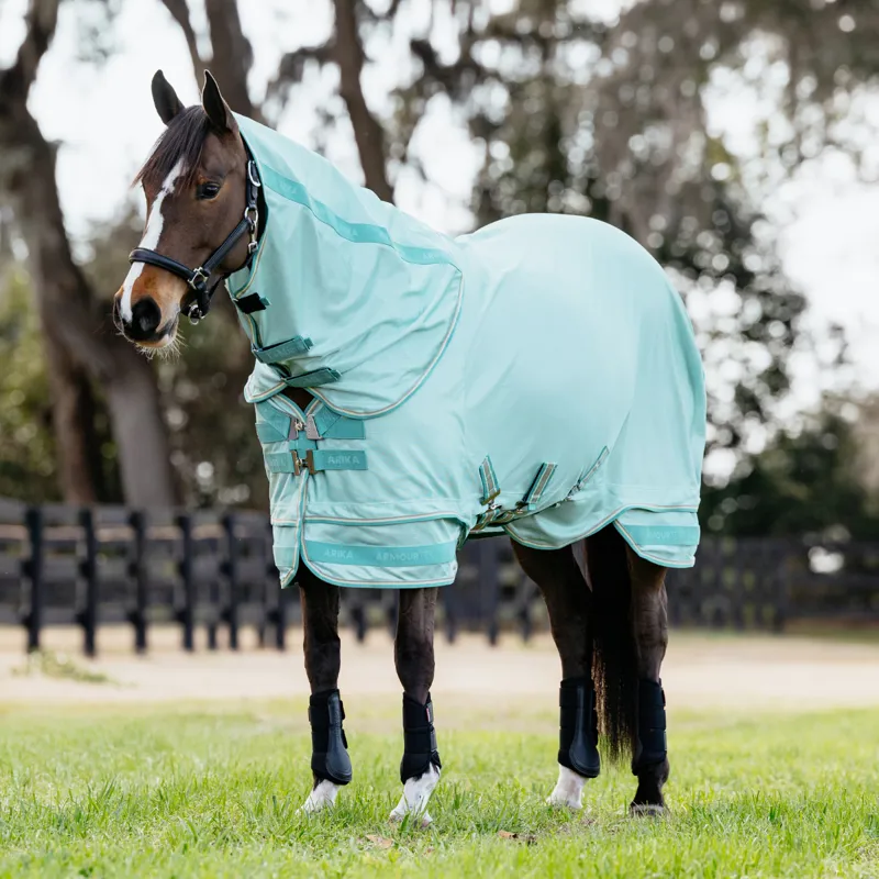 LeMieux Arika Armour-Tek Fly Rug - Aqua-1