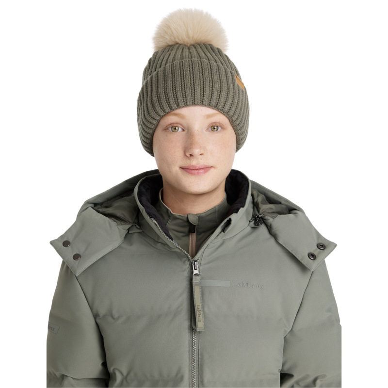LeMieux Clara Rib Beanie - Rosemary-1