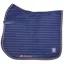 Bucas Therapy Dressage Saddlepad - Navy/Orange - Full