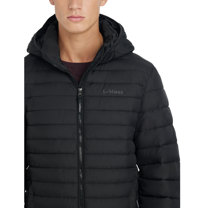 LeMieux Men's Hooded Puffer Jacket - Black-4