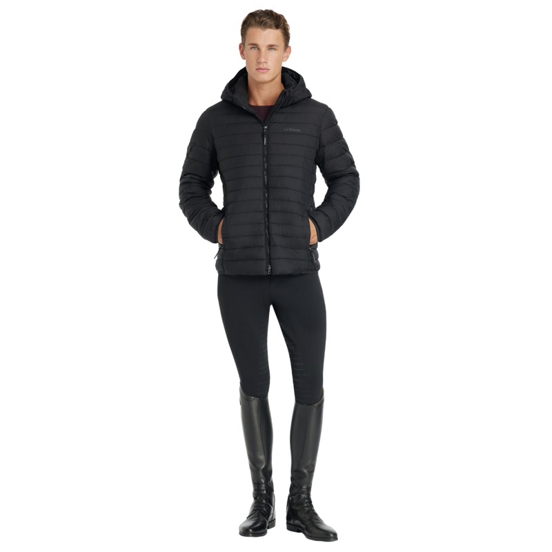 LeMieux Men's Hooded Puffer Jacket - Black-3
