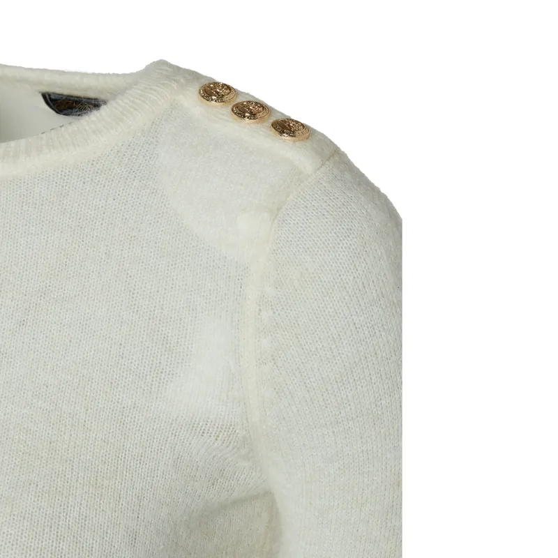 Holland Cooper Amy Crew Neck Knit - Natural-4