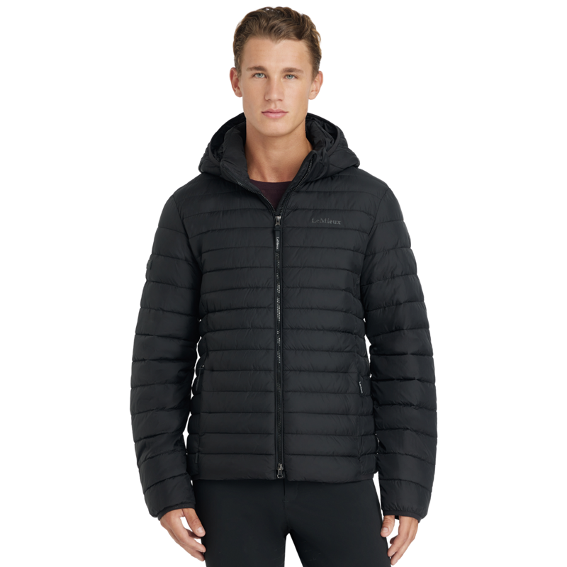 LeMieux Men's Hooded Puffer Jacket - Black-1
