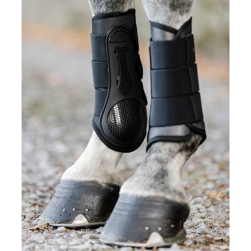 Horseware Pro Bamboo Brushing Boots - Black/Black