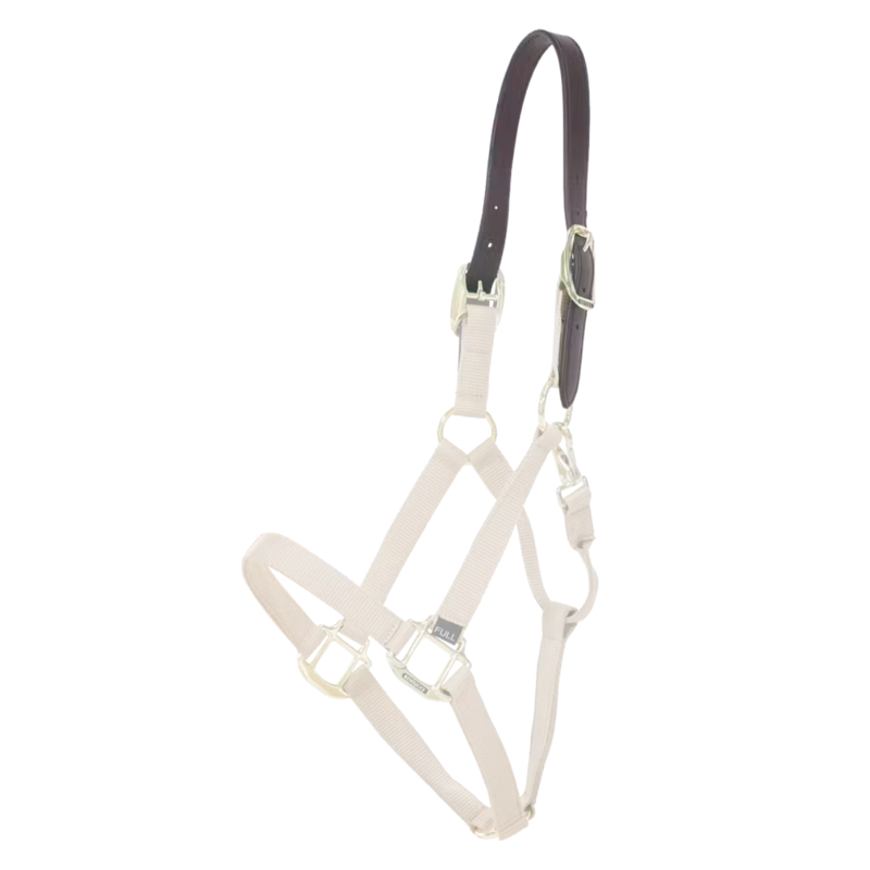 Kentucky Nylon Breakaway Headcollar Neck Piece - Brown