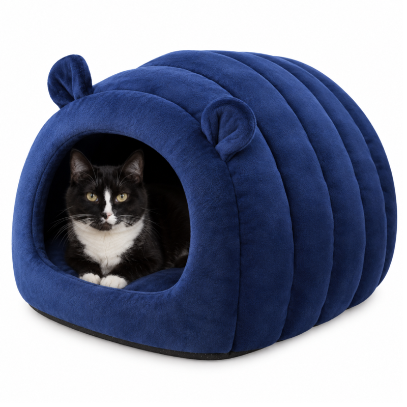 Rosewood Velvet Hideaway Bed - Navy