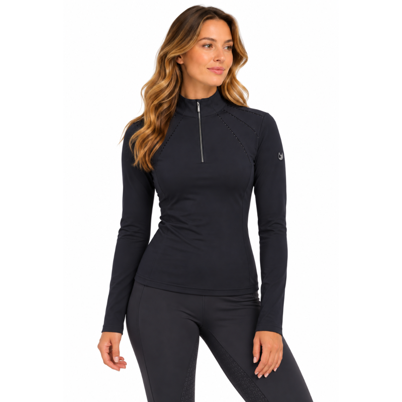 Imperial Riding Ladies Zoey Top - Black