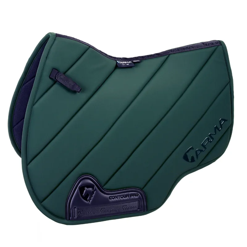 Shires Arma Eltar Euro Cut Saddlecloth - Green