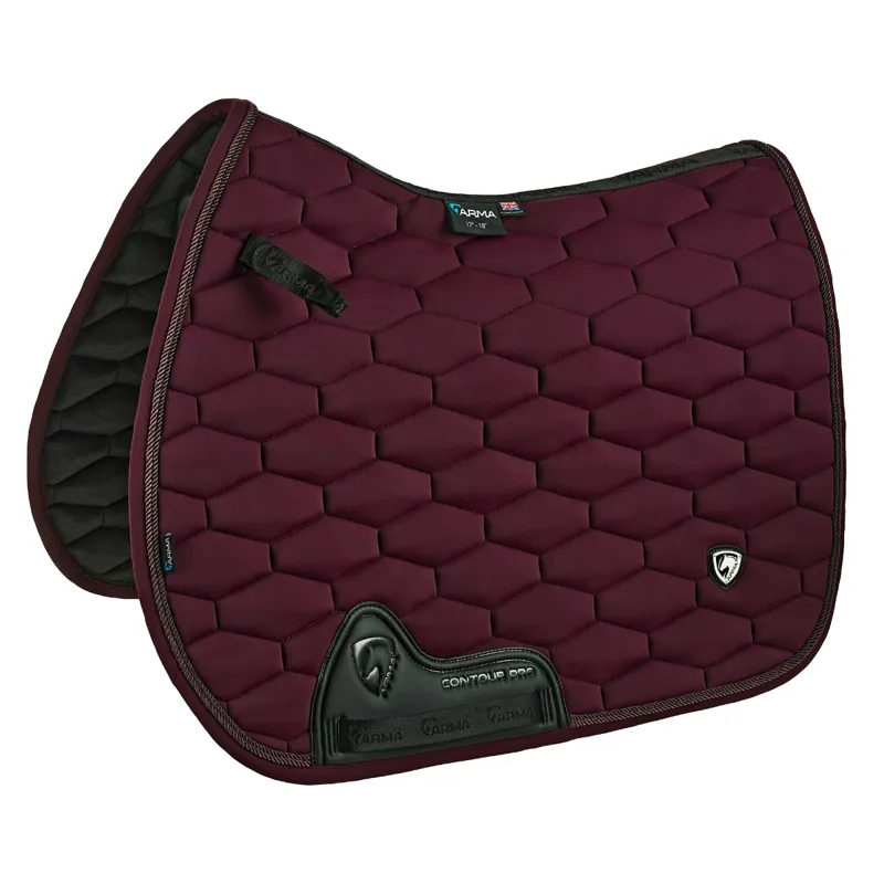 Shires Arma Eltar GP Saddlecloth - Black Cherry