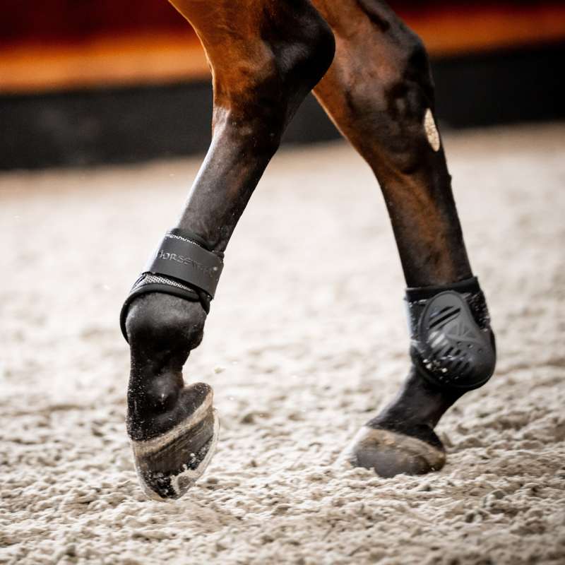 Horseware Pro Bamboo Fetlock Boots -Black/Black-1