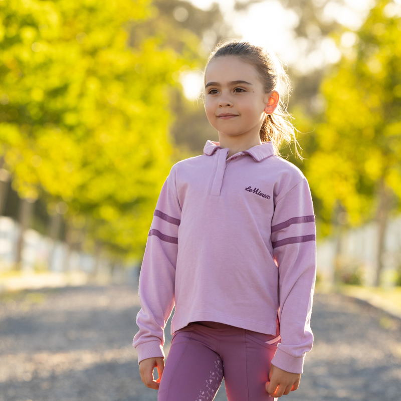 LeMieux Mini Robbie Rugby Shirt - Mallow-2