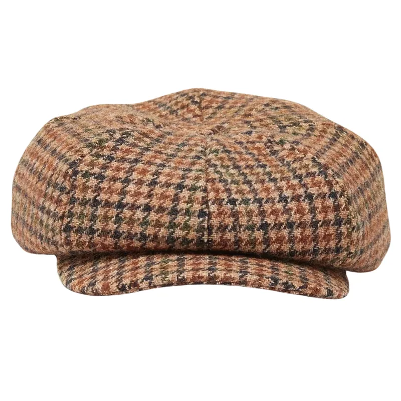 Joules Ladies Elvaston Baker Boy Hat - Green Tweed