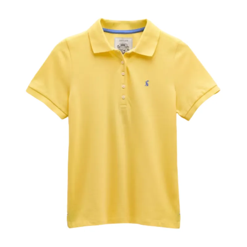Joules Ladies Woody Polo Shirt - Yellow