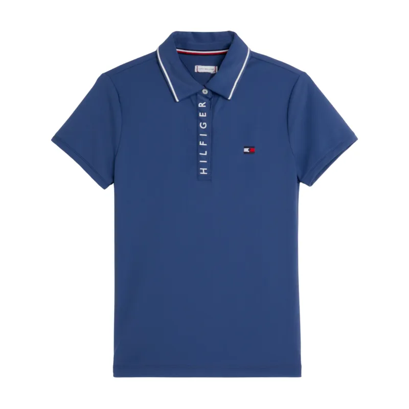 Tommy Hilfiger Performance Polo Shirt - Blue Coast
