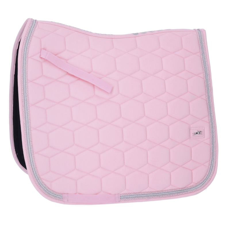 Schockemohle SP High Density D Style Saddle Pad - Full - Pale Pink