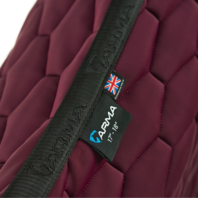 Shires Arma Eltar GP Saddlecloth - Black Cherry-2