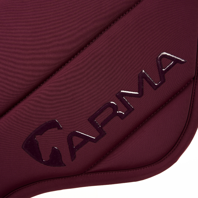 Shires Arma Eltar Euro Cut Saddlecloth - Black Cherry-2