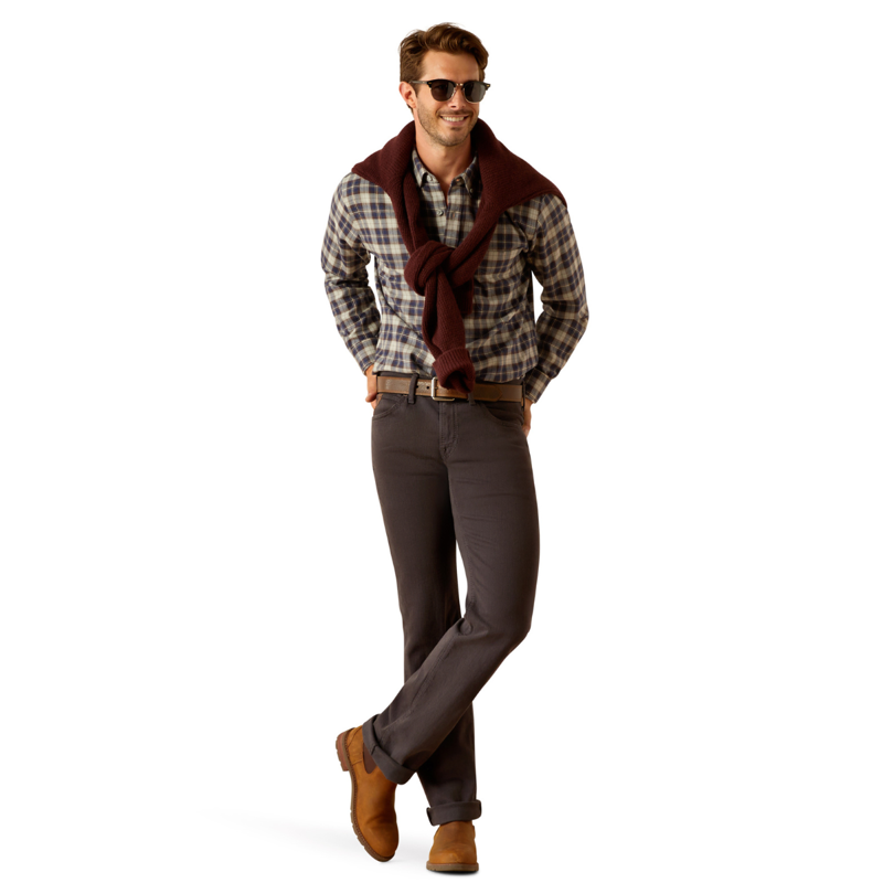 Ariat Men's Simmental Shirt - Horizon Plaid-5