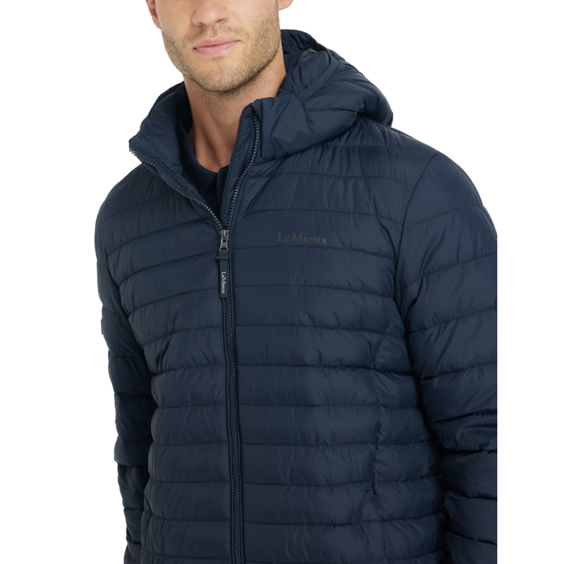 LeMieux Men's Hooded Puffer Jacket - Navy-4
