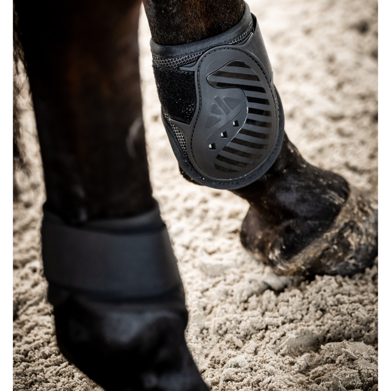 Horseware Pro Bamboo Fetlock Boots -Black/Black-3