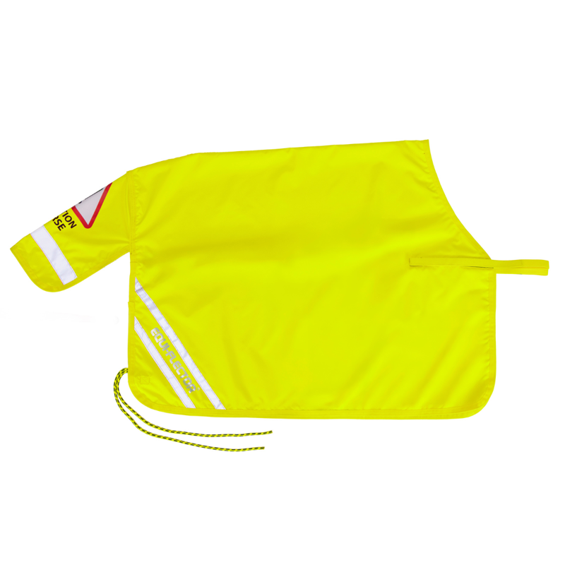 Shires Equi-Flector Waterproof Quarter Sheet - Yellow-1