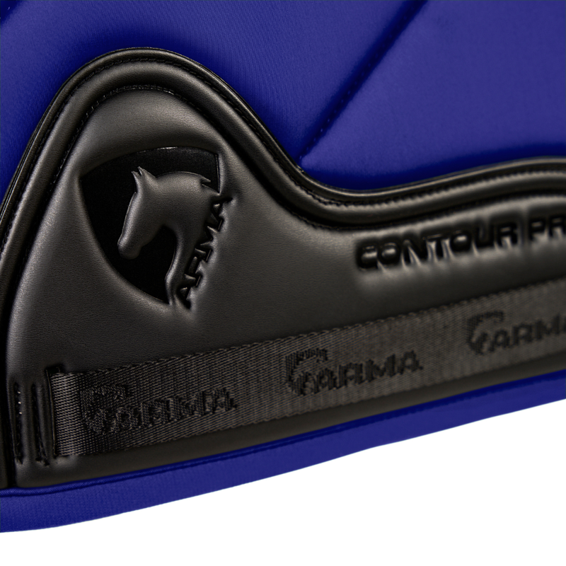 Shires Arma Eltar Euro Cut Saddlecloth - Navy-2