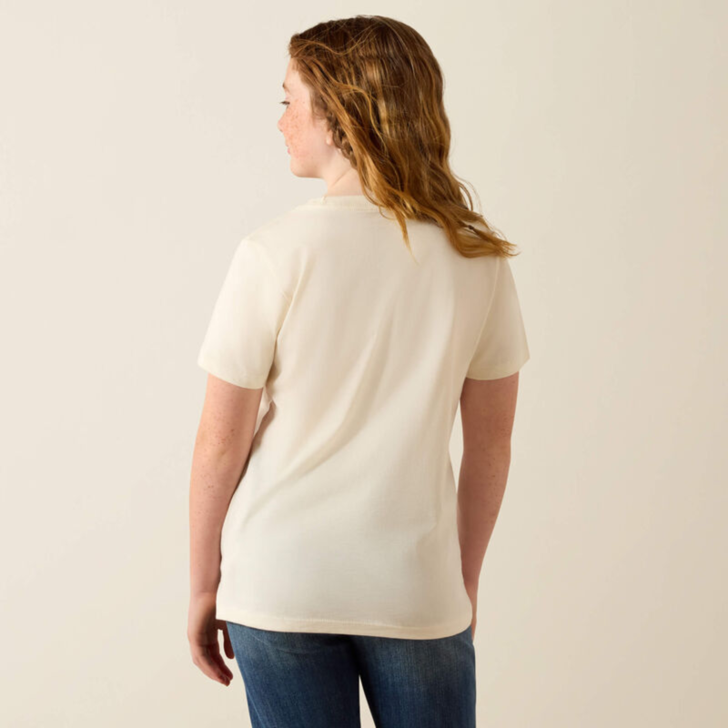 Ariat Youth Cowgirl Vibes T-Shirt - Natural-1