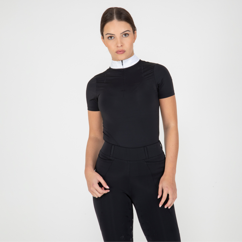 Aubrion Optima QX Show Shirt - Black-2