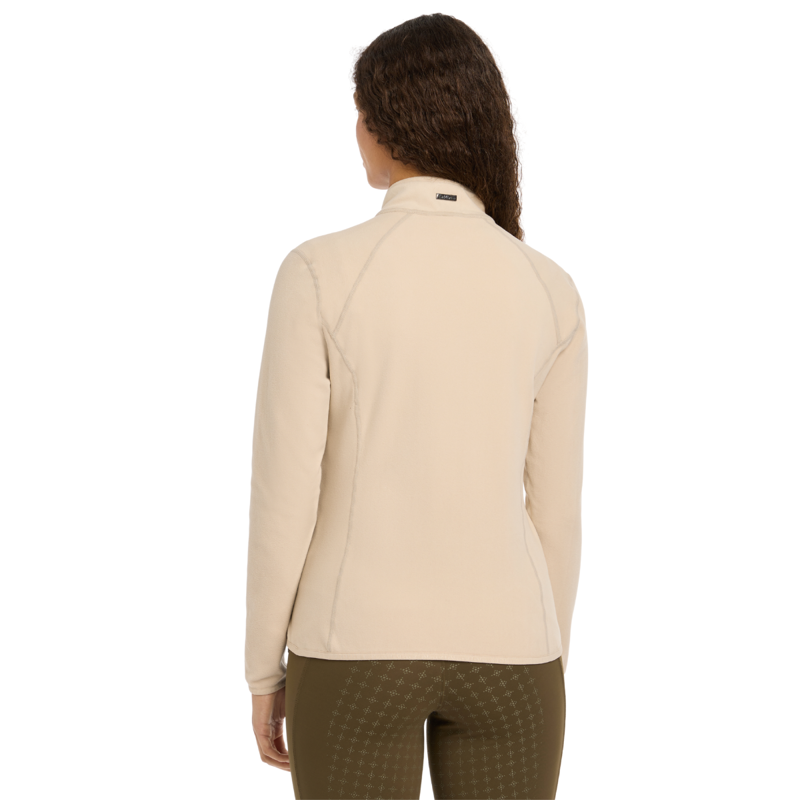 LeMieux Ladies Faye Fleece Zip Through - Stone-4