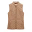 Joules Ladies Minx Showerproof Diamond Quilted Gilet - Brown