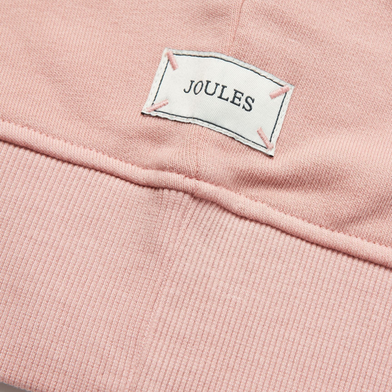 Joules Girls' Sundaze Crew Neck Slogan Sweatshirt - Pink-3