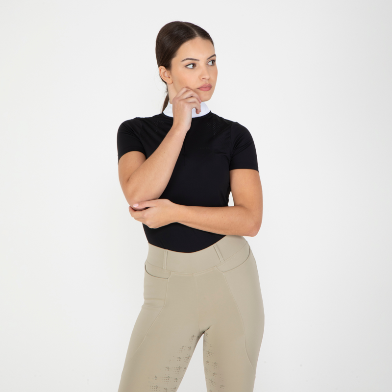 Aubrion Optima QX Show Shirt - Black-1