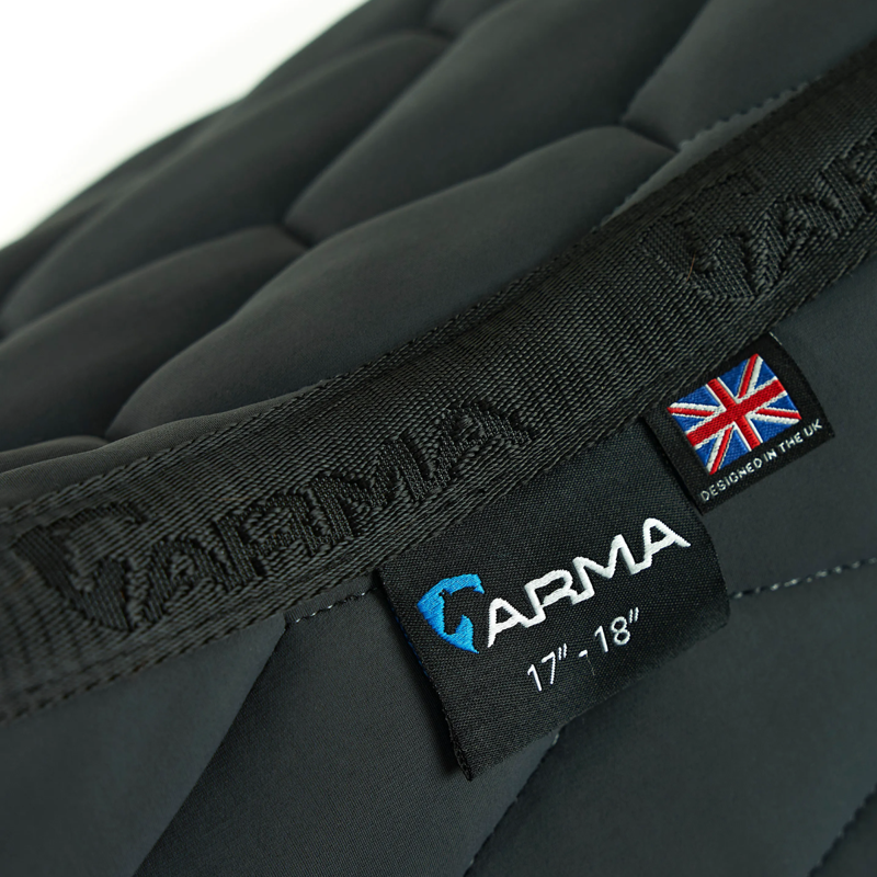 Shires Arma Eltar GP Saddlecloth - Grey-3