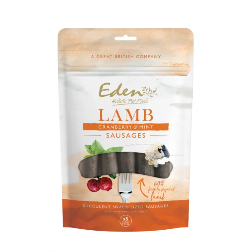 Eden Lamb Cranberry And Mint Sausages - 5 Pack