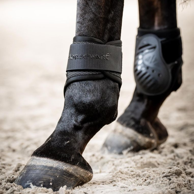 Horseware Pro Bamboo Fetlock Boots -Black/Black