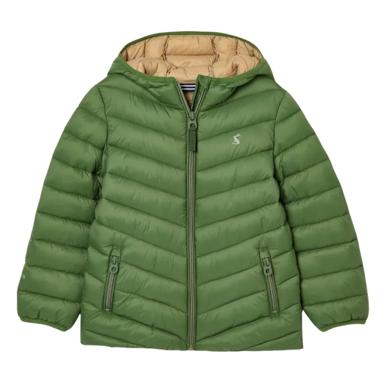 Joules Boys' Cairn Showerproof Padded Jacket - Green