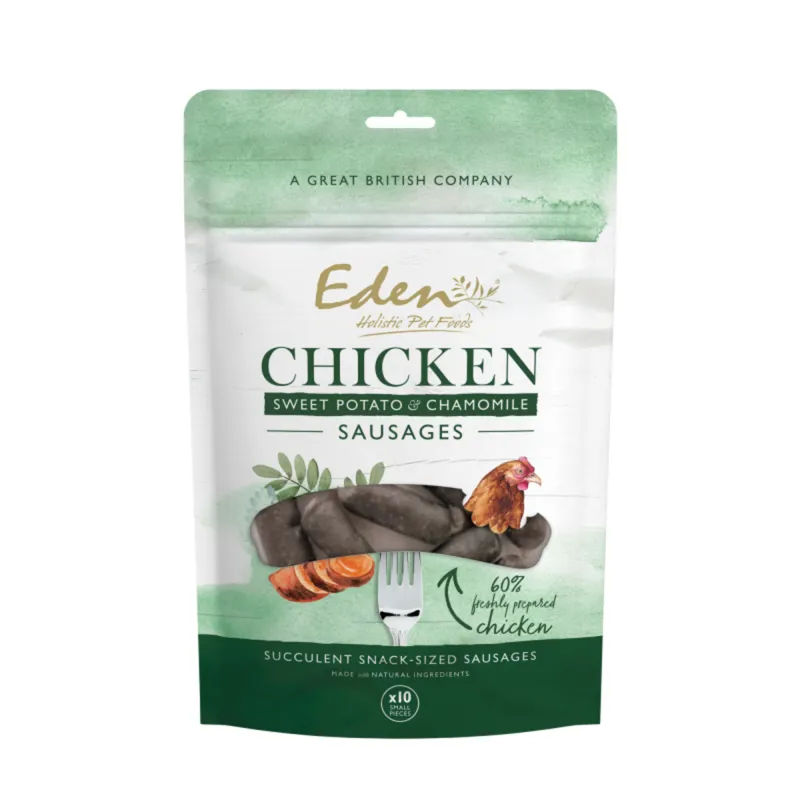 Eden Chicken Sweet Potato And Chamomile Sausages - 10 Pack