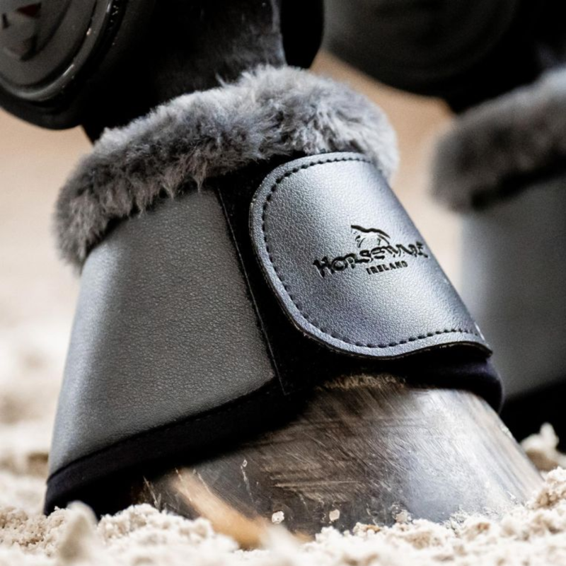 Horseware Pro Bamboo Overreach Boots - Black/Black-2
