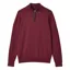 Joules Men's Hillside Quarter Zip Knit Jumper - Port