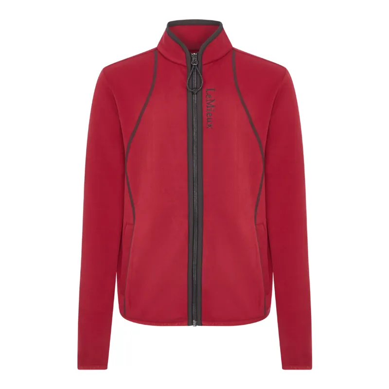 LeMieux Young Rider Felicity Fleece Zip Through - Ember