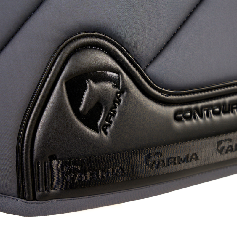 Shires Arma Eltar Euro Cut Saddlecloth - Grey-2