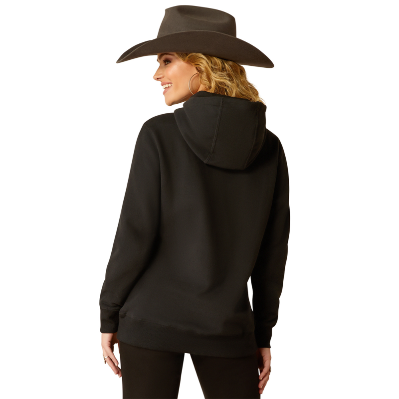 Ariat Women's Steer Stitch Hoodie - Black-1